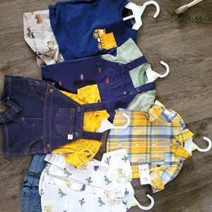 Carters size 3m boy outfits